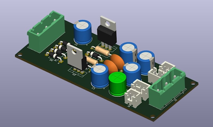 design a professional pcb in easyeda or kicad for your electronics project