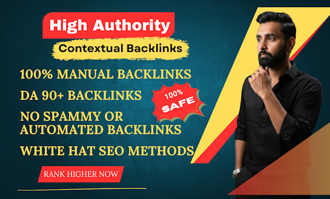 build manual contextual hight authority da 90 backlinks