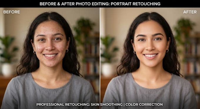 do professional photo retouching and color correction