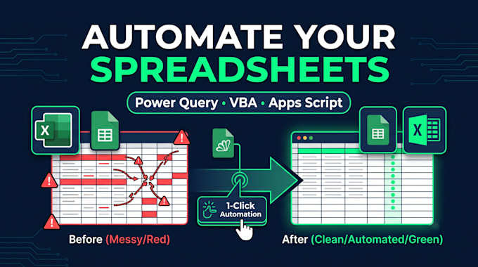 automate excel and google sheets with power query vba and apps script