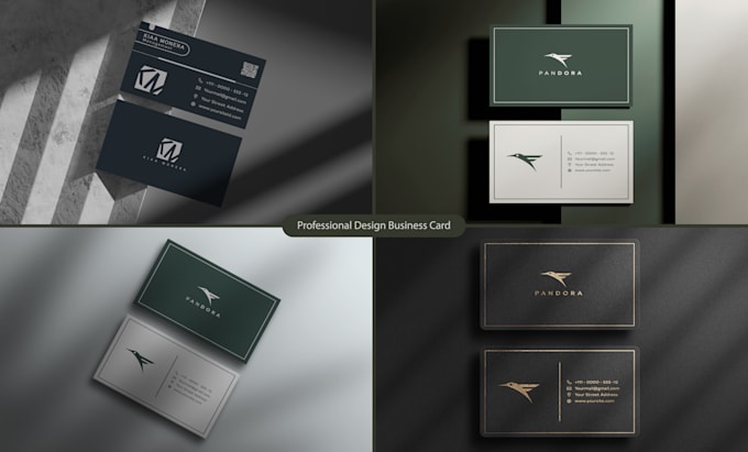 do professional business card design for fast