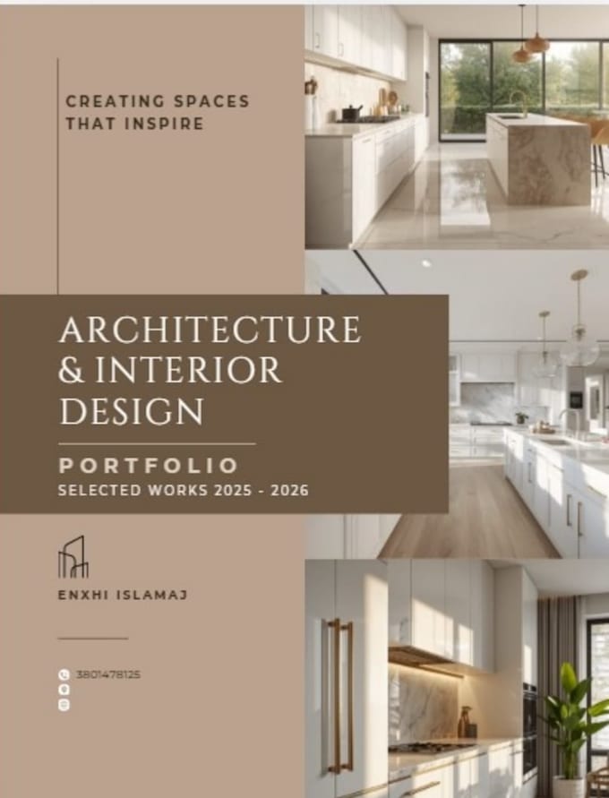 designe modern luxury kitchen interior 3d render