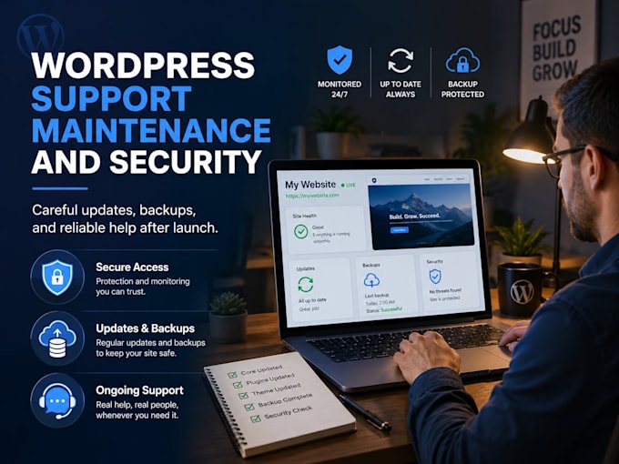 build a secure professional wordpress website for your business