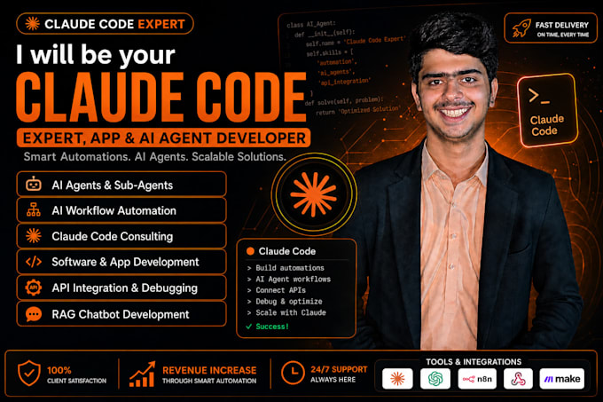 be your claude code expert, app and ai agent developer
