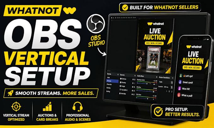 optimize whatnot obs for live auctions