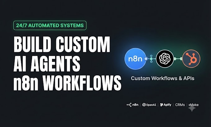 develop n8n automation, n8n workflow, ai automation, or n8n ai agent