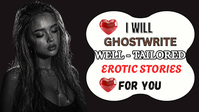 ghostwrite captivating, original, confidential erotic romance stories