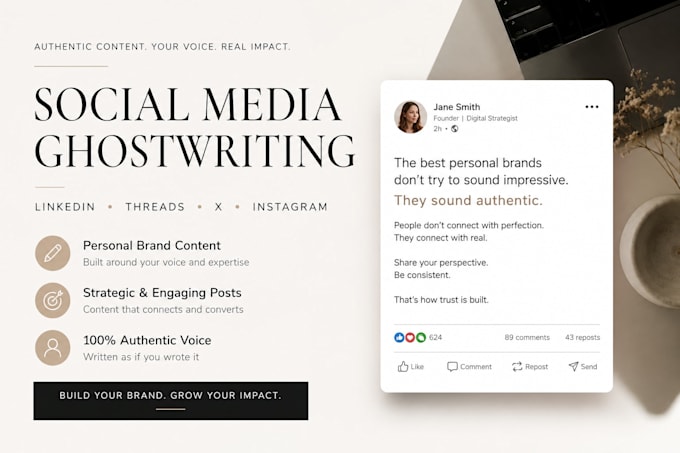 ghostwrite authentic content in your voice