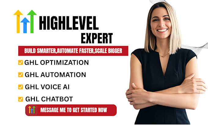 do ghl chatbot setup, and ghl automation, ghl voice ai setup and optimization
