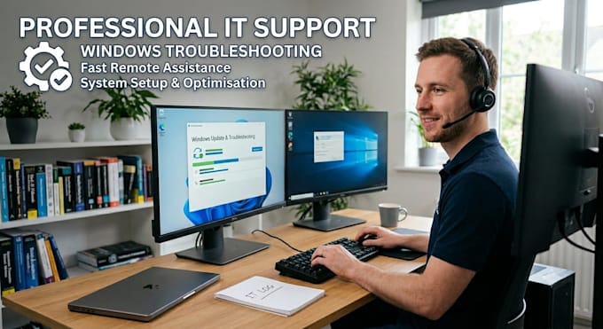 provide fast IT support and windows troubleshooting