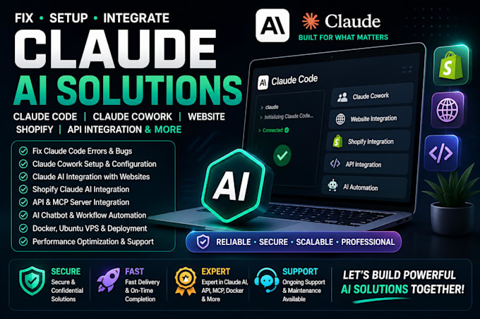 fix claude cowork setup claude code claude website shopify claude integration