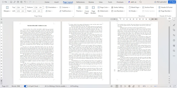 do fast typing and document formatting