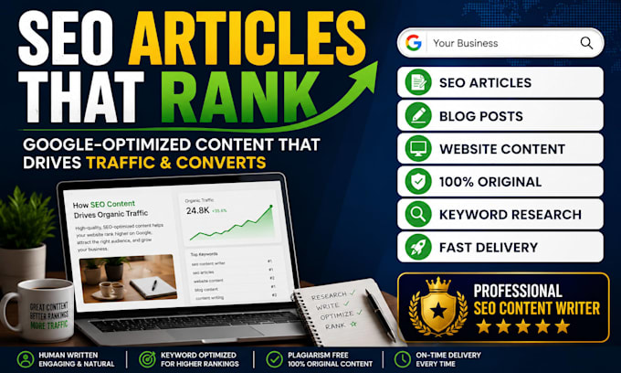 write german SEO articles, blog posts and website content that ranks