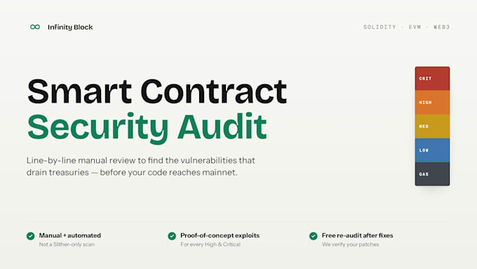 do a full security audit of your smart contract