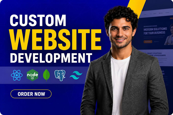 build a custom website or web application using react and node js