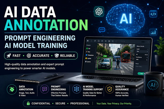 do ai data annotation, prompt evaluation and ai QA