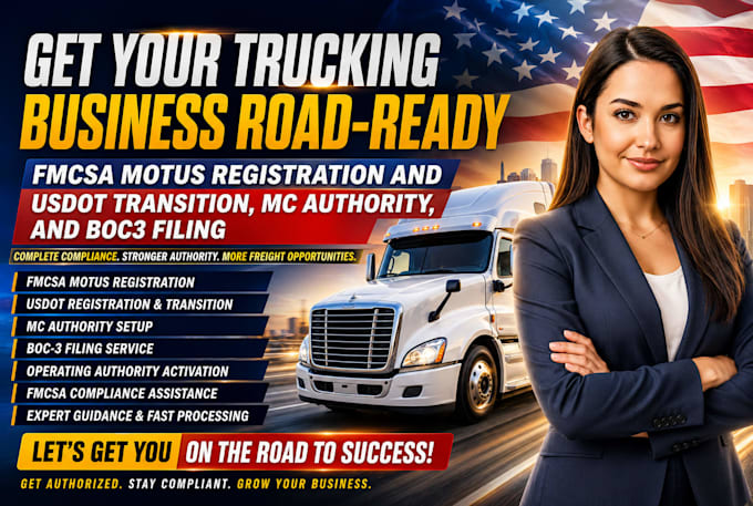 be fmcsa motus registration, usdot transition consultant