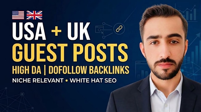 provide USA UK guest post backlinks and high da guest posting service