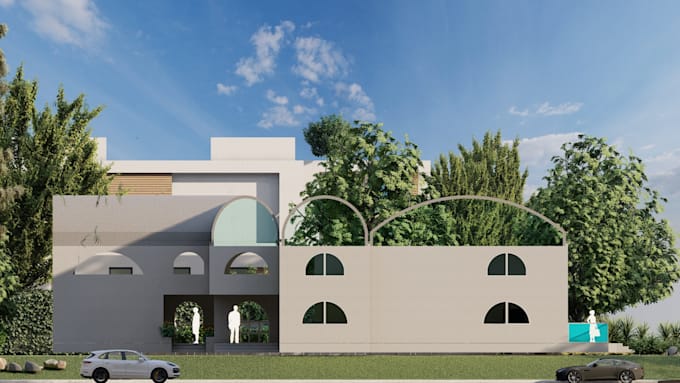 create photorealistic architectural 3d rendering