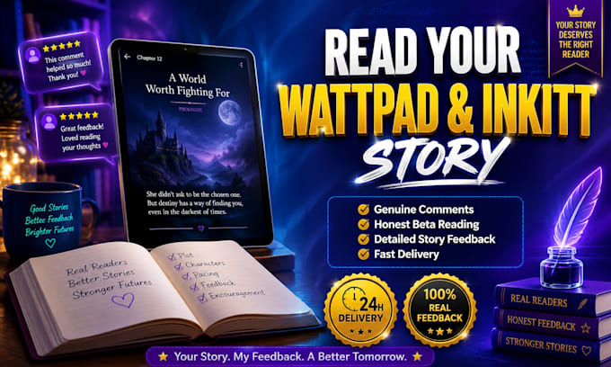 comment on your wattpad beta reader inkitt
