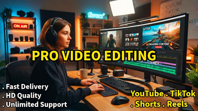 edit professional video for your youtube chanel