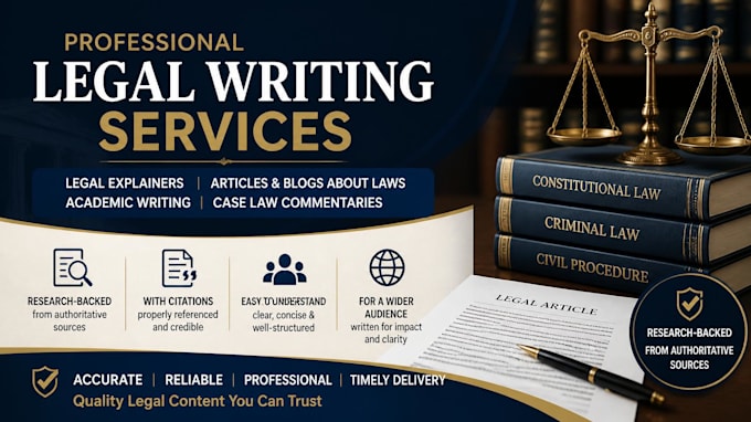 write legal explainers and global affairs articles with research