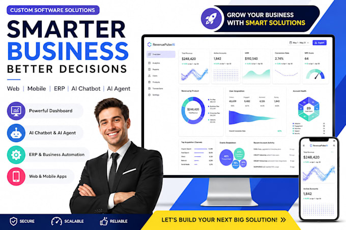 ai saas custom software developer CRM erp odoo hrm business management web app