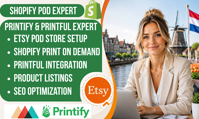 setup shopify print on demand store etsy shopify pod shopify printify printful