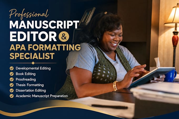 professionally assess your manuscript and prepare it for publishing