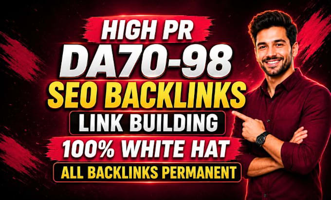 do 65 permanent high pr SEO profile backlinks