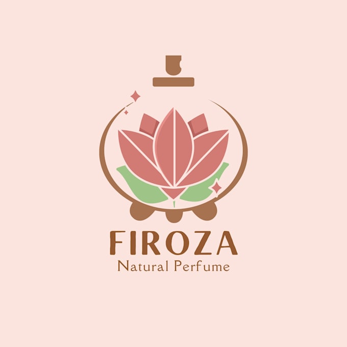 design a minimalist perfume logo and instagram post