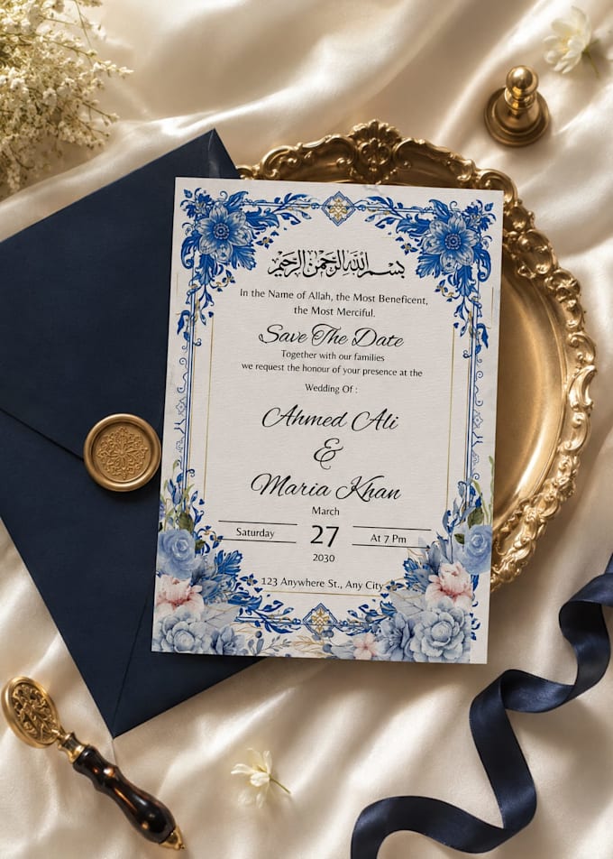 create luxury digital invites