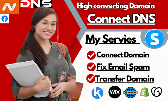 live website domain connect domain transfer domain dns