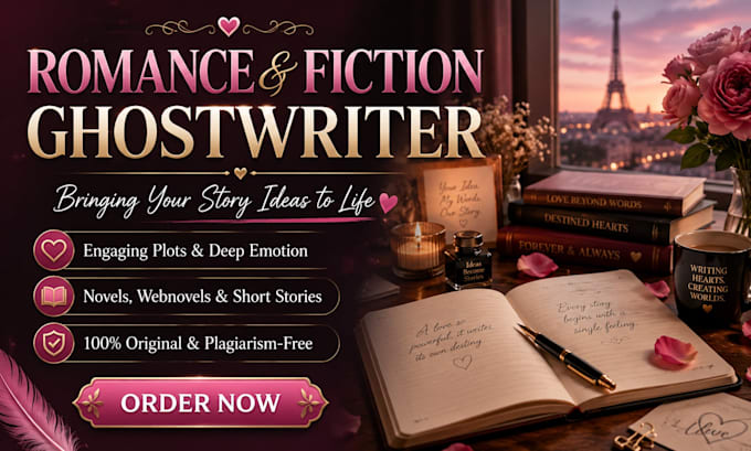 write creative romance and fiction stories