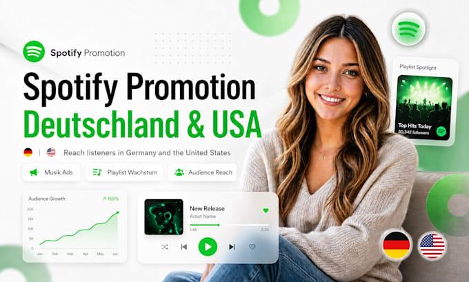 do professional USA spotify music promotion, german spotify album promotion