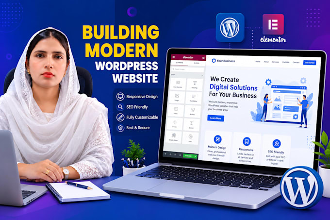 design a professional wordpress business website