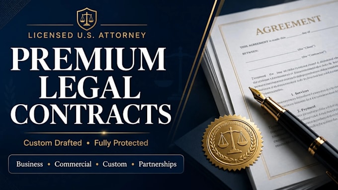 prepare legally structured commercial contracts