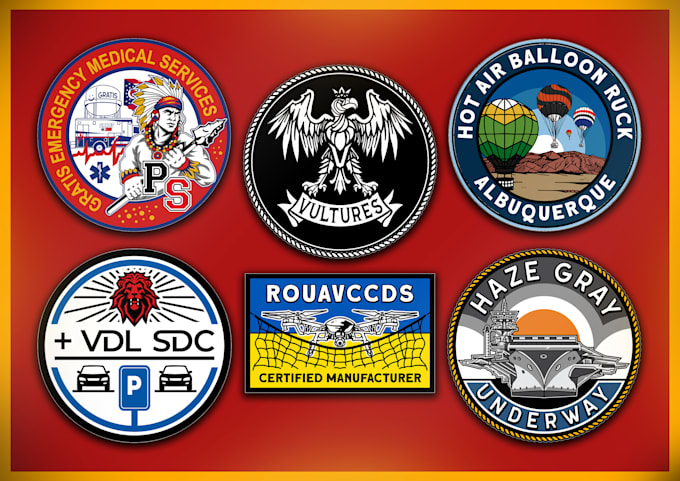 create badge patch logo design