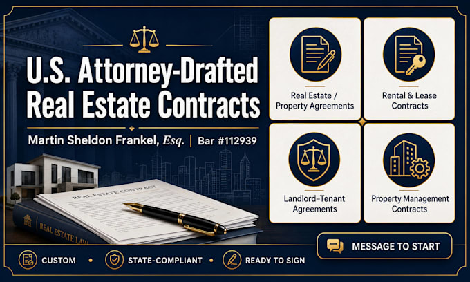 draft a legally binding real estate property agreement
