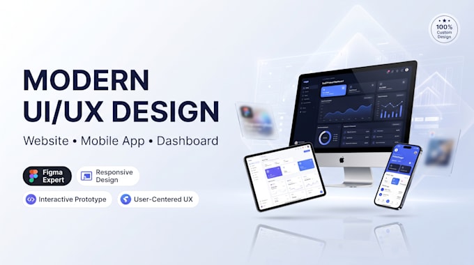 do ui ux design, web ui UX design or landing page UI design