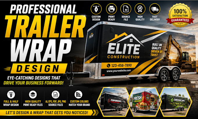 design professional trailer wrap graphics