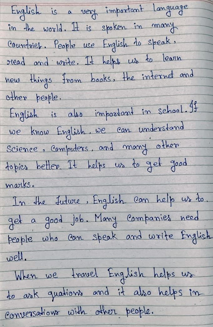 write neat and beautiful handwritten notes in bengali and english