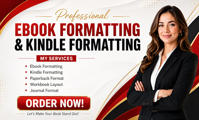 format your ebook, kindle, paperback, journal, manuscript and workbook layout