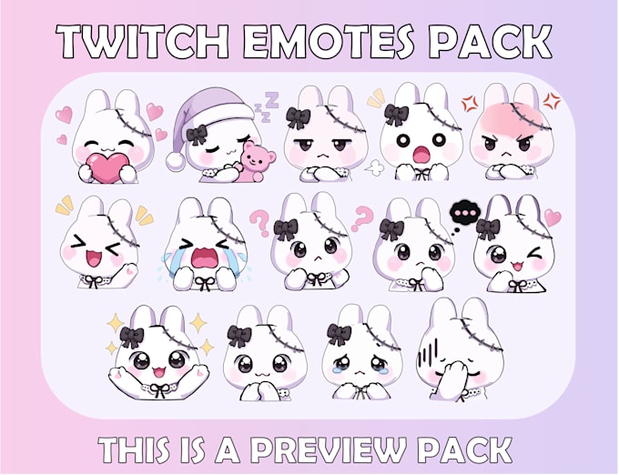 draw custom chibi emotes and badges