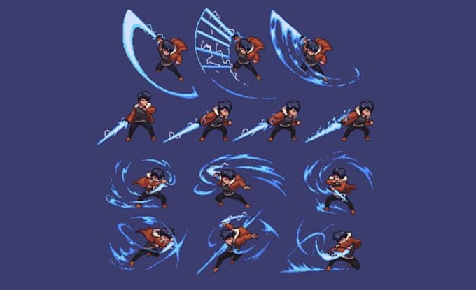 do animation character sprite sheet 2d game assets