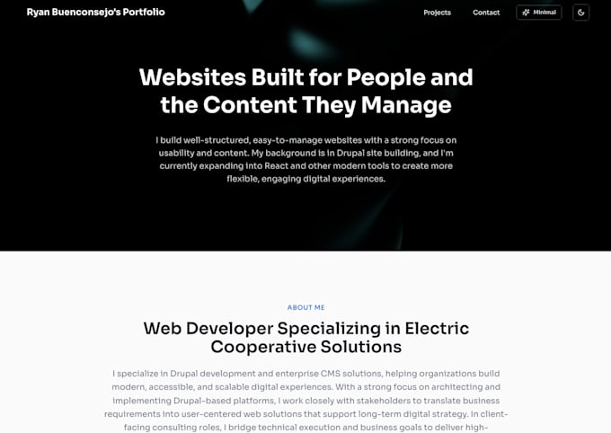 create custom drupal websites with modern web standards