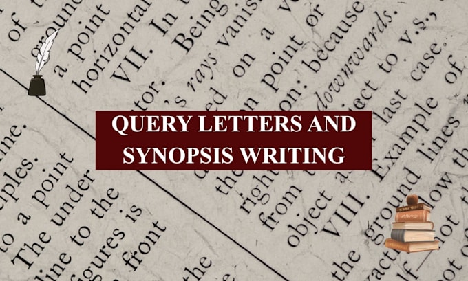 edit or write your query letter and synopsis for agents