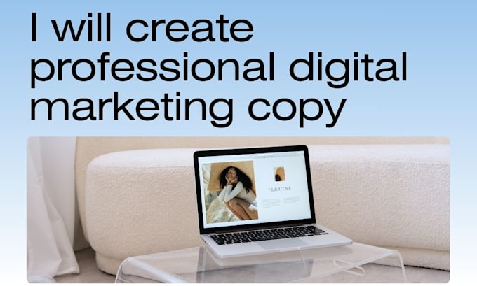 create professional digital marketing copy