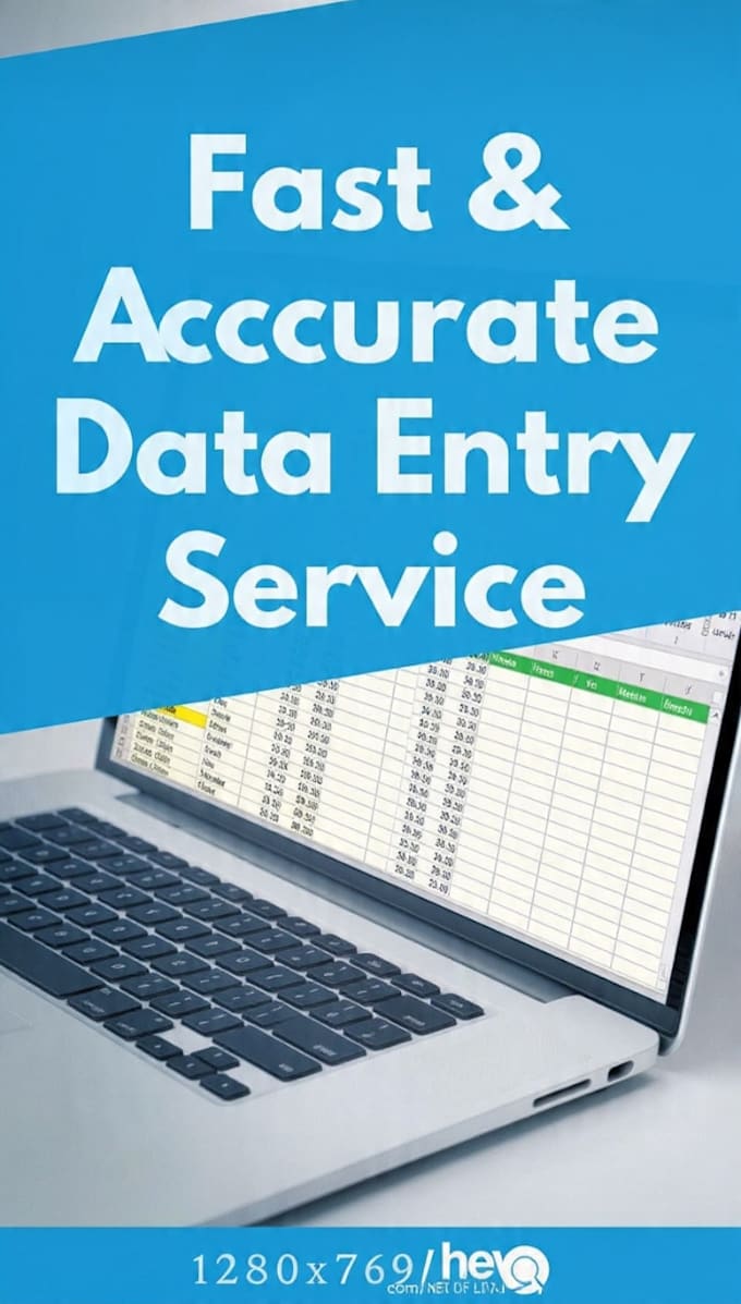 do fast and accurate data entry, typing and excel work