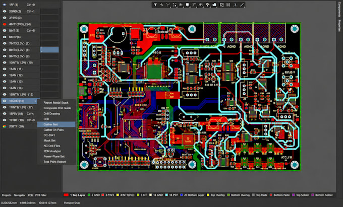 design custom electronic circuit pcb bom dfm pcba manufacturing ready hardware